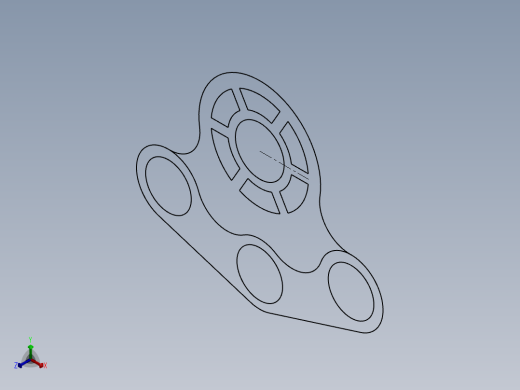 SW建模练习题-exercise 93正等轴测缩略图