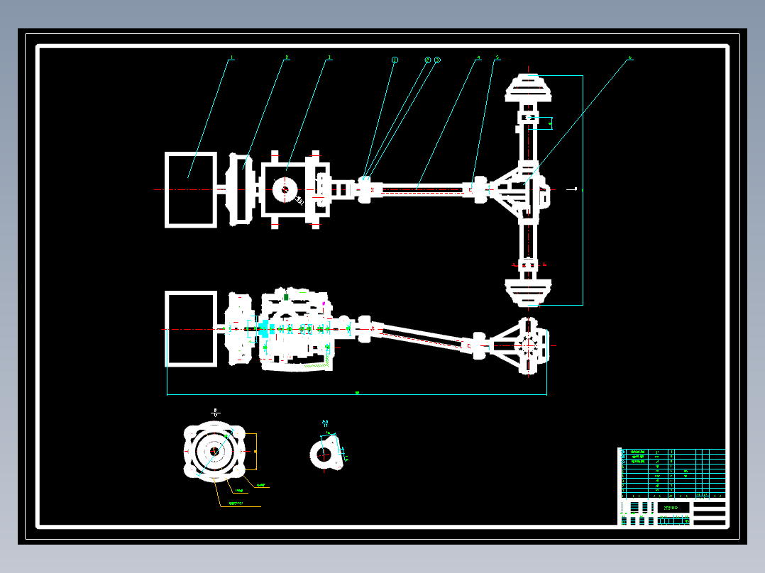叉车的传动系统设计