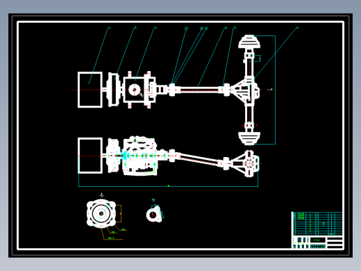 叉车的传动系统设计