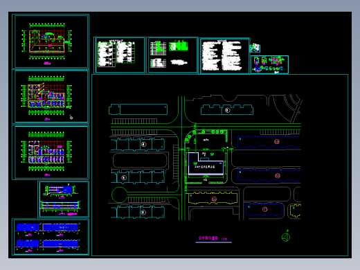五套敬老院常用建筑cad图纸