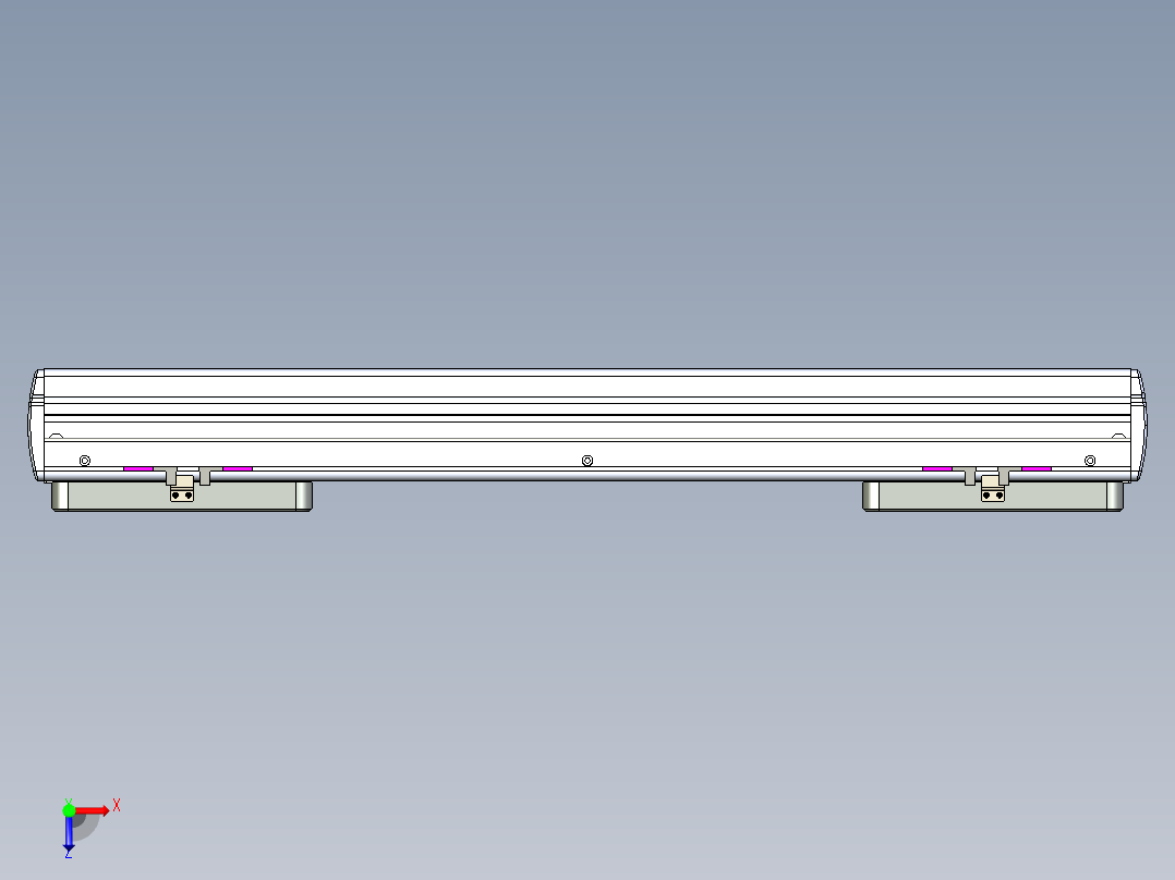 威洛博LC系列3d模型模组2LC14S1Y-S300俯视图