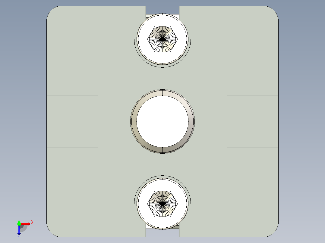 型材-BR 45X45 T-CONNECTOR KJN538698俯视图