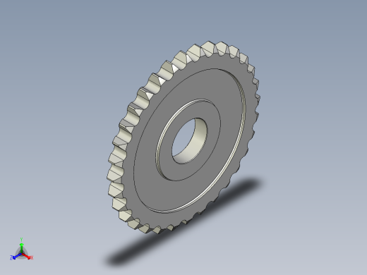 链轮-Sprocket_32-34-12--Y__1_.stp正等轴测缩略图