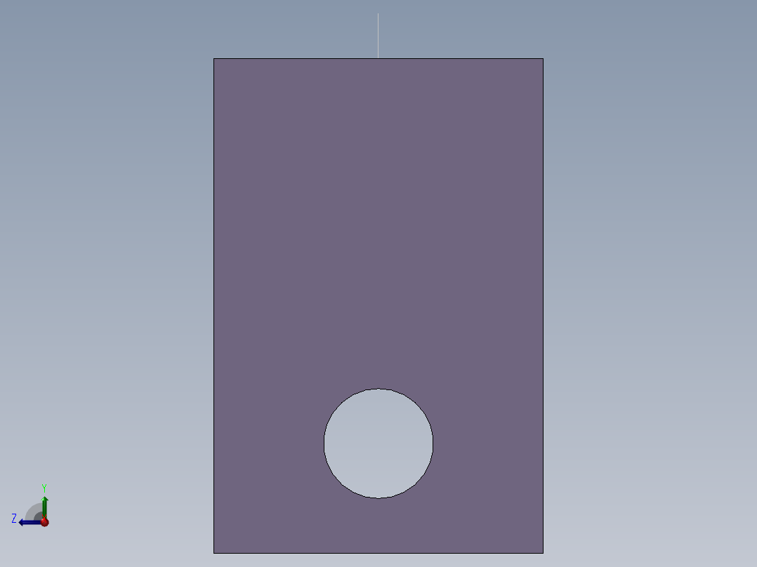 S14 气缸接头右视图