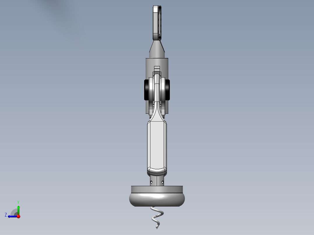 螺旋开瓶器2右视图