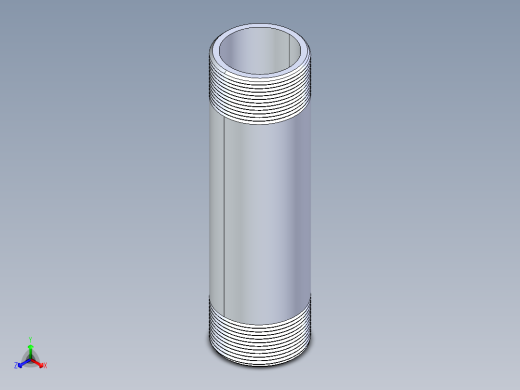 聚氯乙烯配件33-Sch80_Nipple_MPTxMPT_861-299_2.5in x 10in