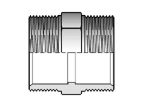 7NFV (B) 桶的阳螺纹端乳头BSP