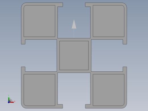 铝型材前视缩略图