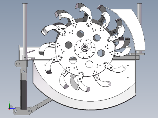 50型开沟机左视缩略图