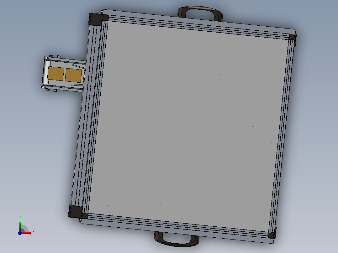 纸箱贴膜机前视图