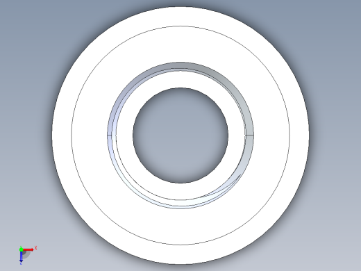 CPVC管件13-Sch80_ReducerCoupling_FPTxFPT_9830-101_0.75in x 0.5in俯视缩略图