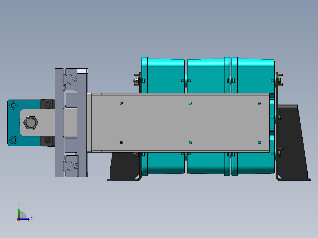 助力平衡吊sw21可编辑左视图