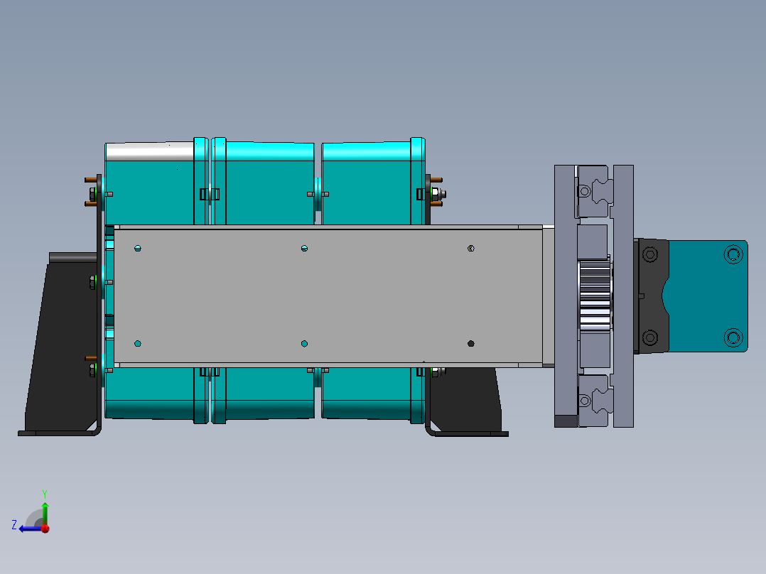 助力平衡吊sw21可编辑右视图