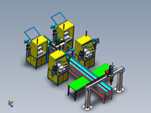 国产LED灯珠自动加工生产线设计sw17可编辑
