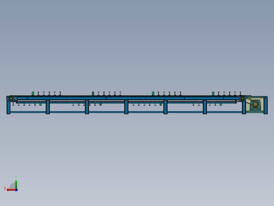循环链条线sw18可编辑后视图