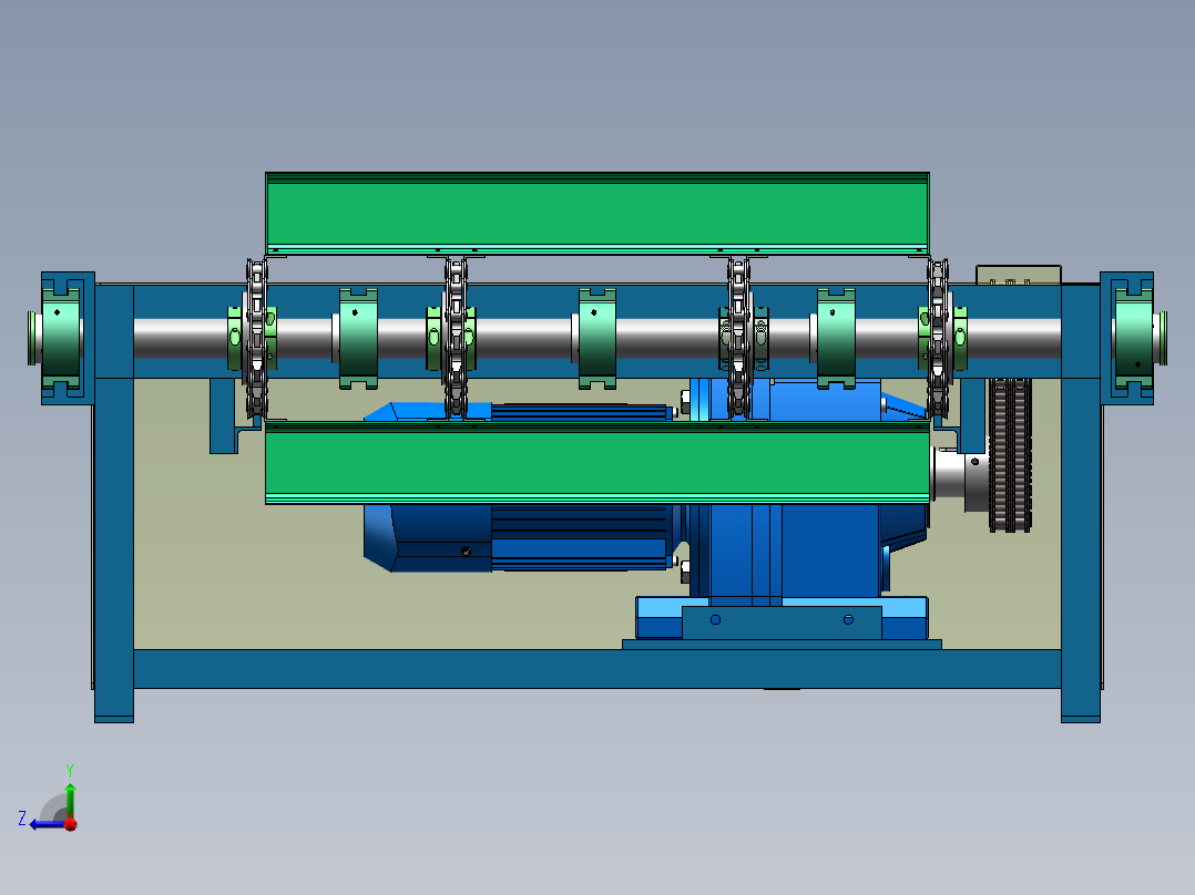 循环链条线sw18可编辑右视图