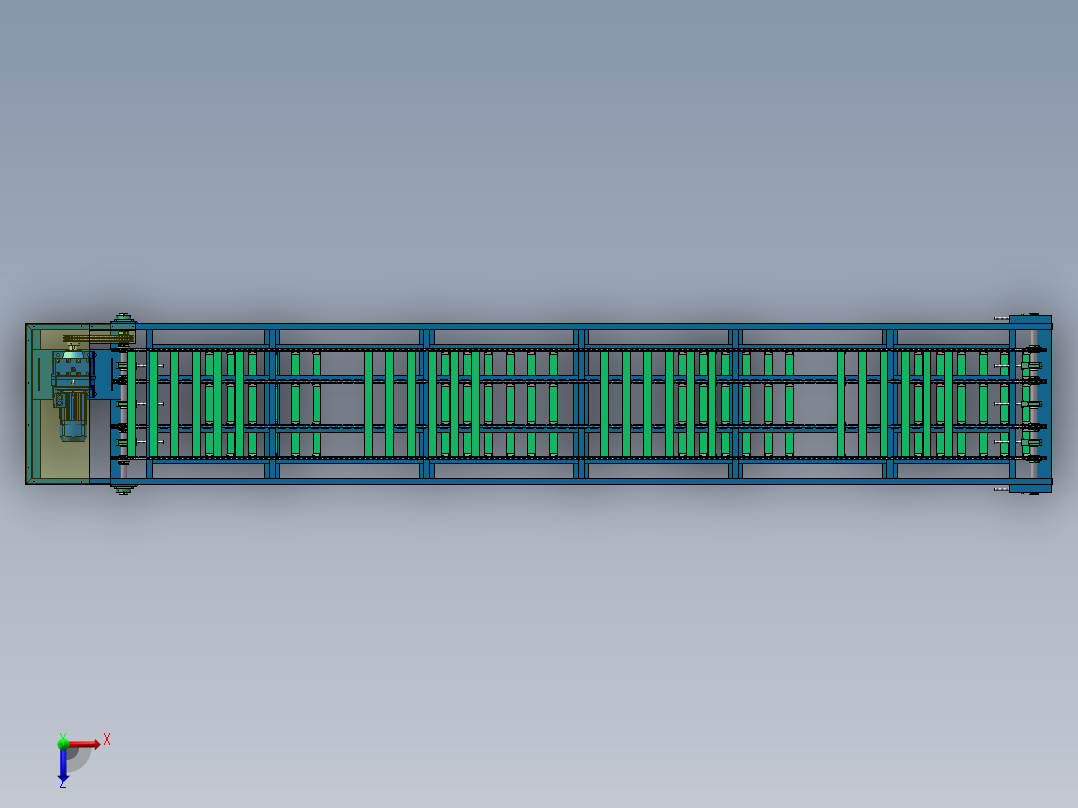 循环链条线sw18可编辑俯视图