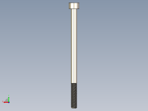 Screw_DIN_912_M6x95_A2.STEP公制内六角螺钉后视缩略图