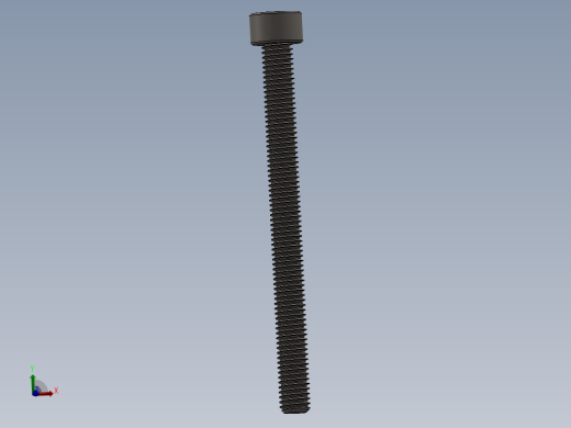 Screw_DIN_912_M5x60F_A2.SLDPRT公制内六角螺钉