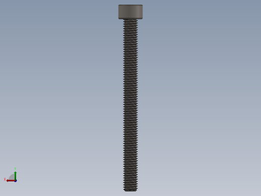 Screw_DIN_912_M5x60F_A2.SLDPRT公制内六角螺钉后视缩略图
