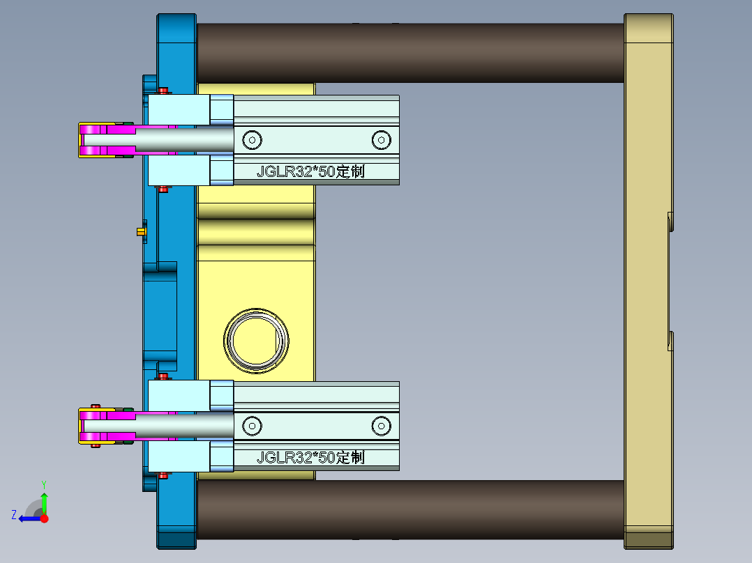 EDO30-A-笔记本CNC工装夹具三维模型CNC2-180622右视图