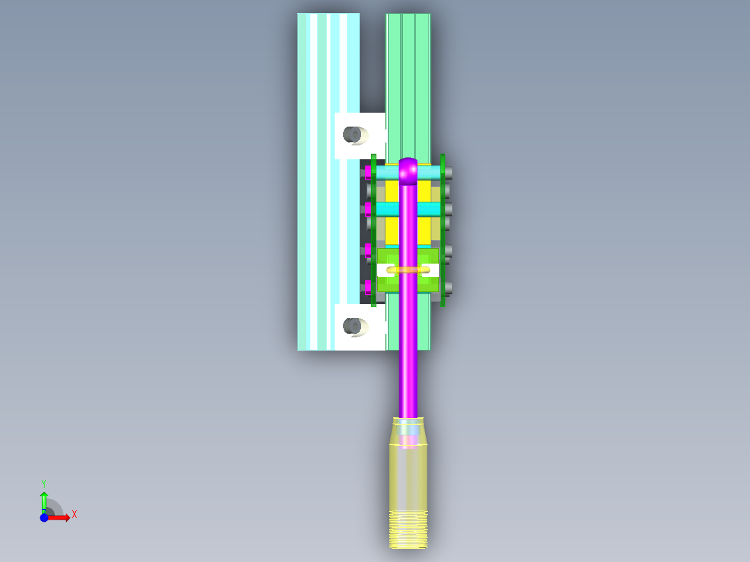 赛车模拟器手刹前视图