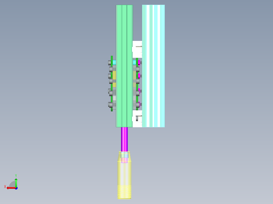 赛车模拟器手刹后视图