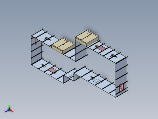 非标产线外围安全防护栏集成标准化设计