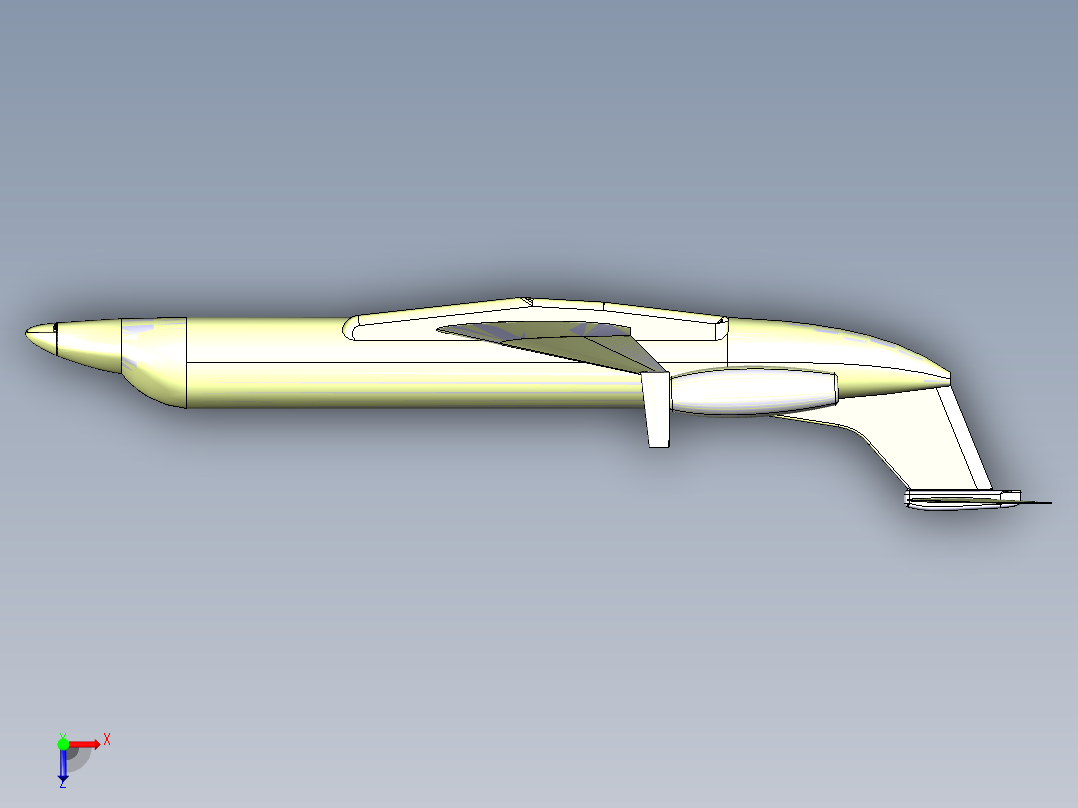 B2004394-EMBARER 135飞机俯视图