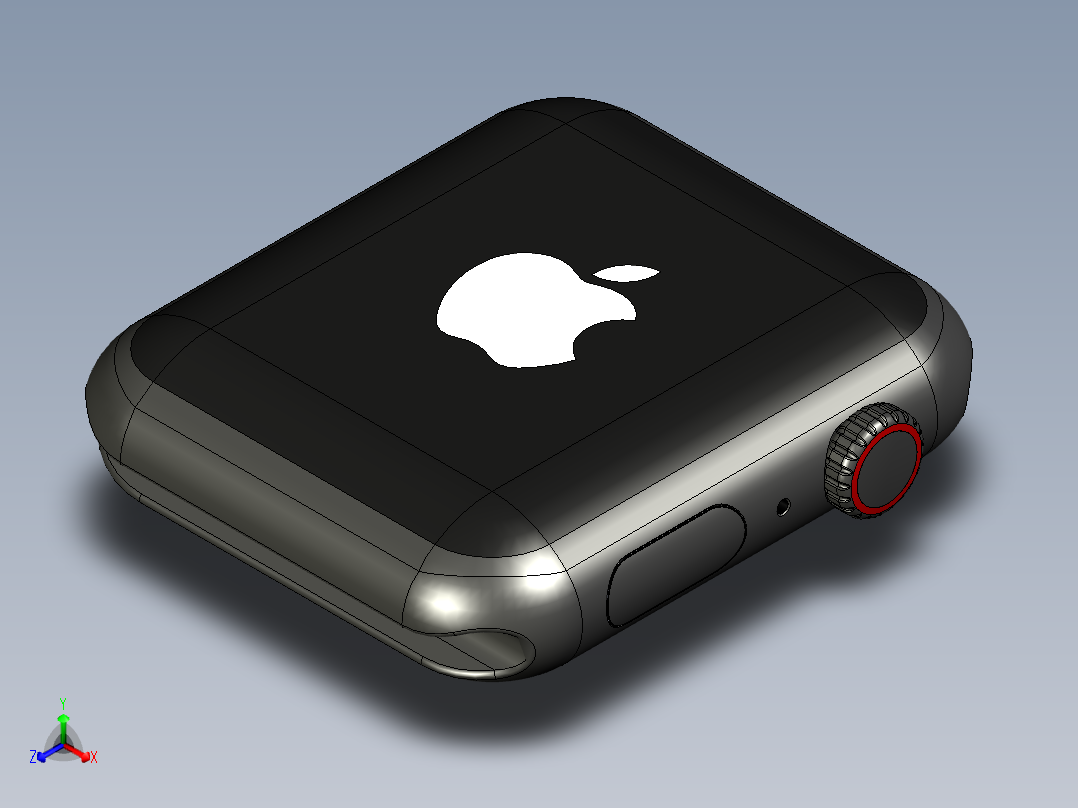apple watch系列7 22正等轴测图