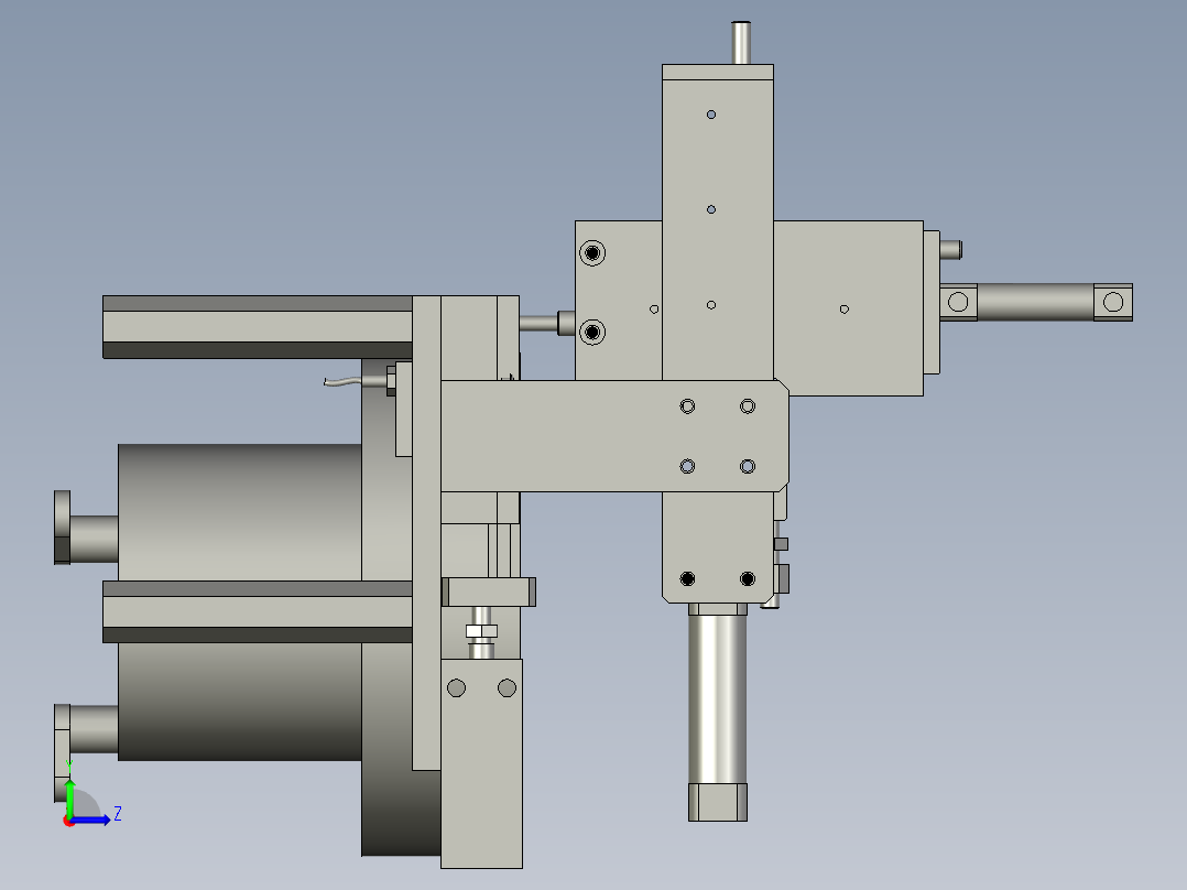 银点机构左视图