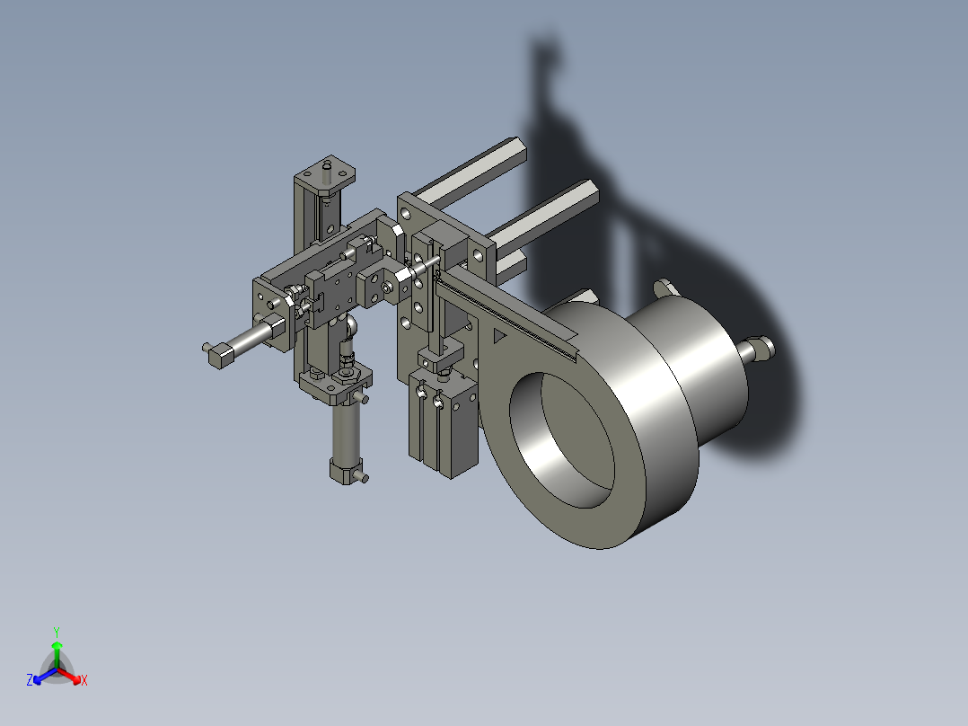 银点机构正等轴测图