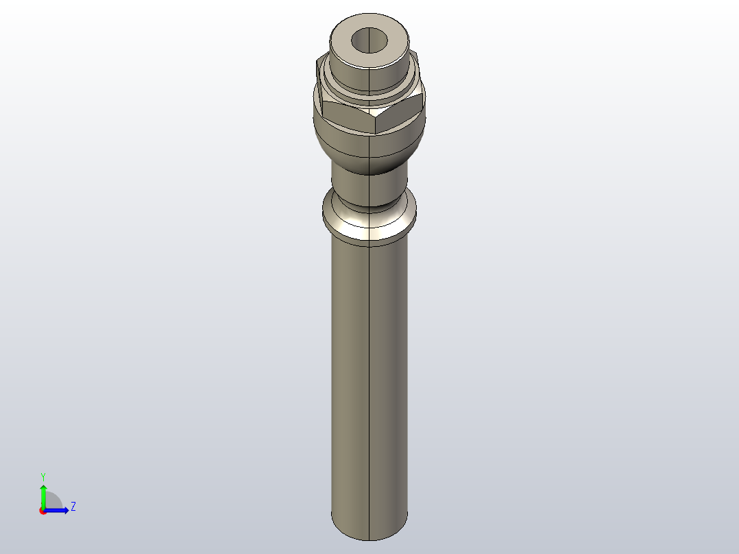 KⅠ快速接头系列(KⅠZG型)[KⅠZG1╱4外-110]左视图