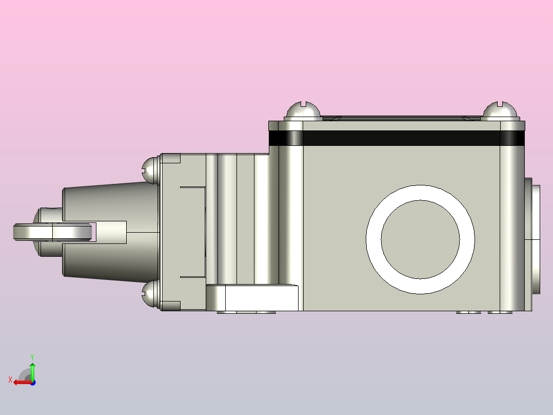 YBLX-K3_20H_L行程开关三维模型202104后视图