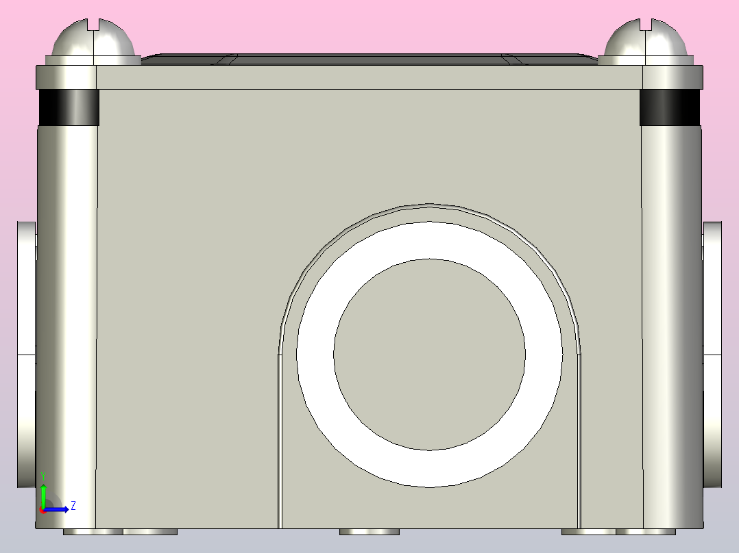 YBLX-K3_20H_L行程开关三维模型202104左视图