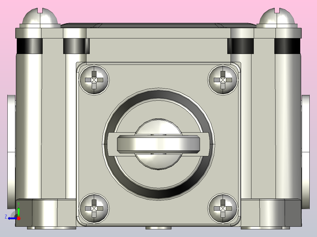 YBLX-K3_20H_L行程开关三维模型202104右视图