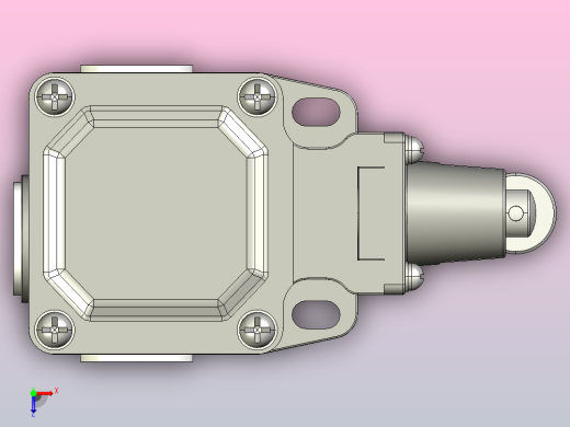 YBLX-K3_20H_L行程开关三维模型202104俯视缩略图