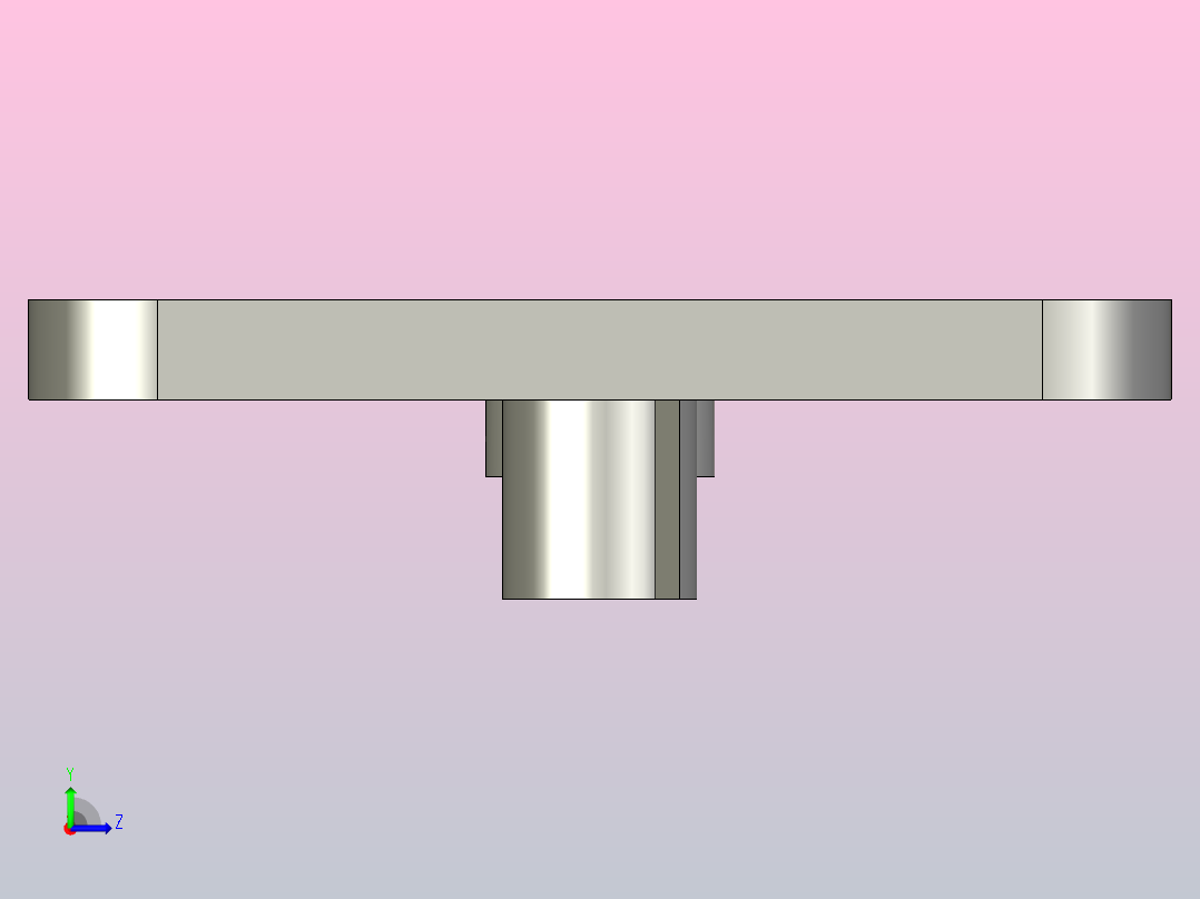 铝合金型材端盖ARC52-G408-4040左视图