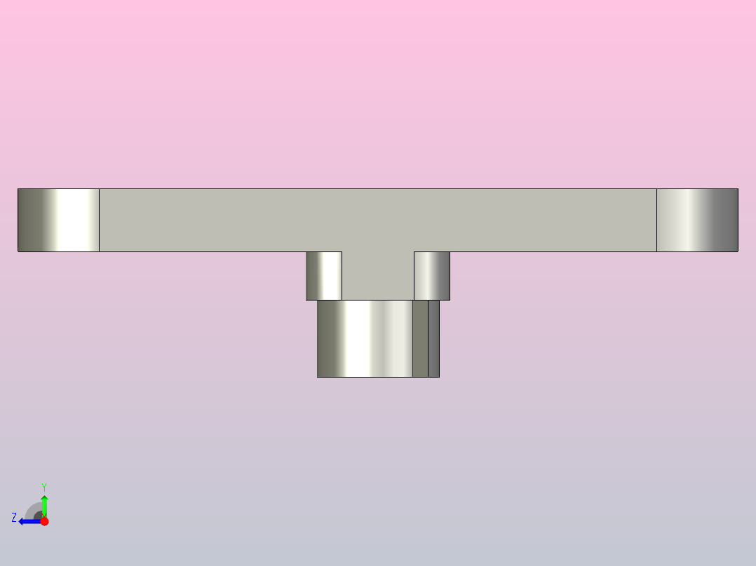 铝合金型材端盖ARC52-G408-4040右视图