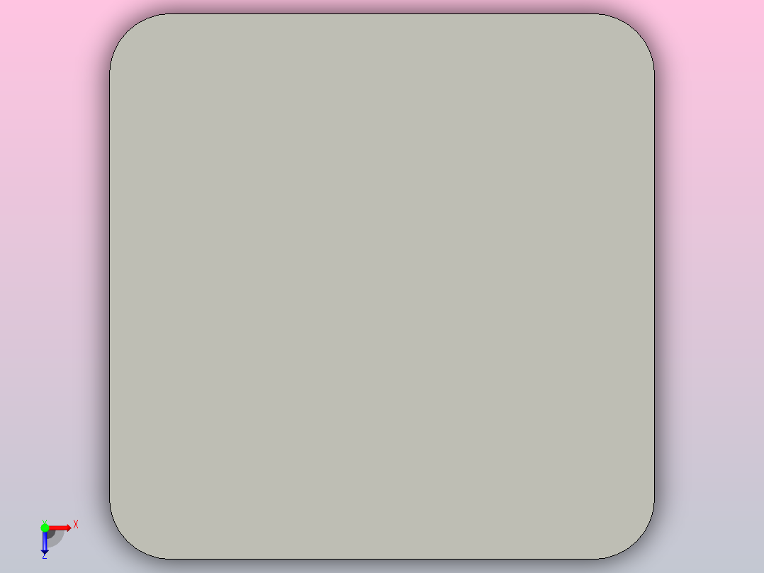 铝合金型材端盖ARC52-G408-4040俯视图