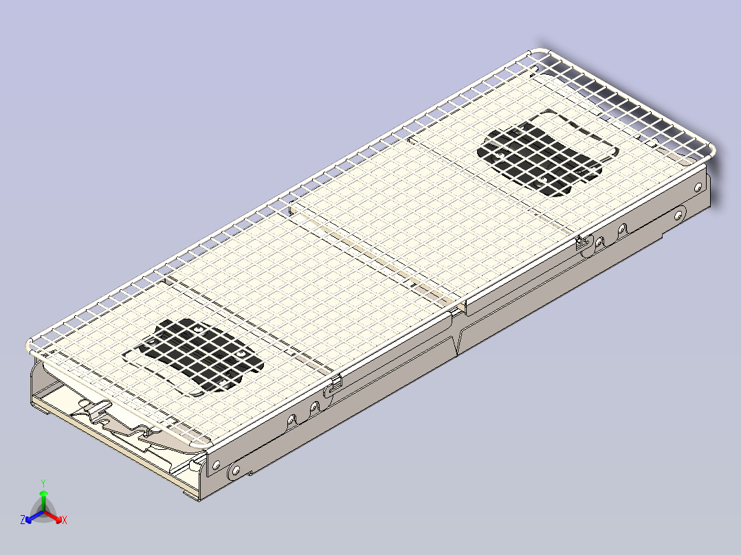 可折叠便携带烤炉（折叠）主视图