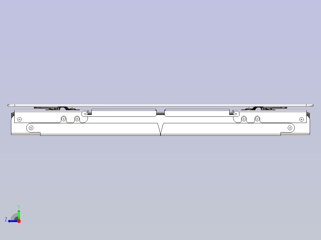 可折叠便携带烤炉（折叠）右视图