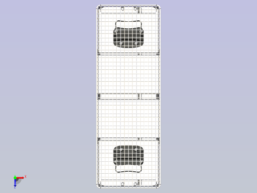 可折叠便携带烤炉（折叠）俯视缩略图