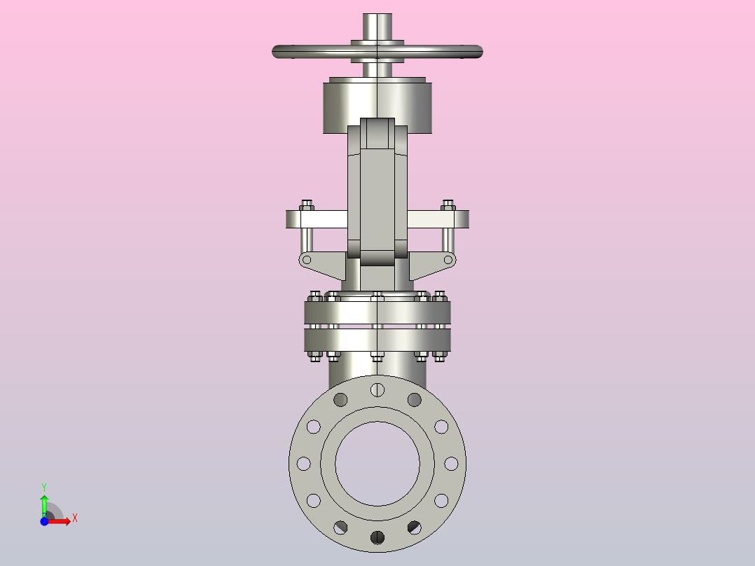 API闸阀-600Lb[8]前视图