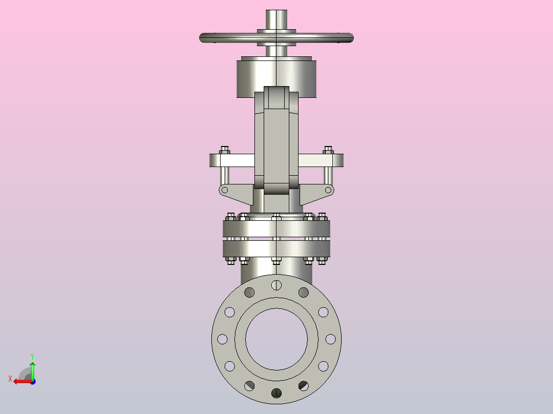API闸阀-600Lb[8]后视图