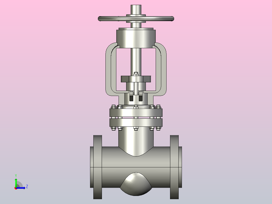 API闸阀-600Lb[8]左视图