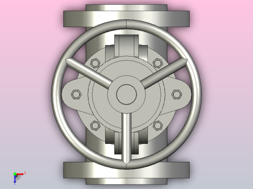 API闸阀-600Lb[8]俯视缩略图