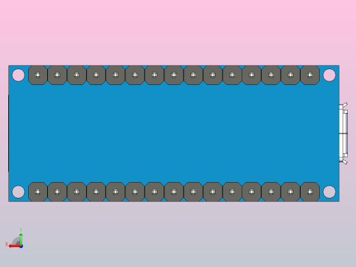 电路芯片模型后视缩略图