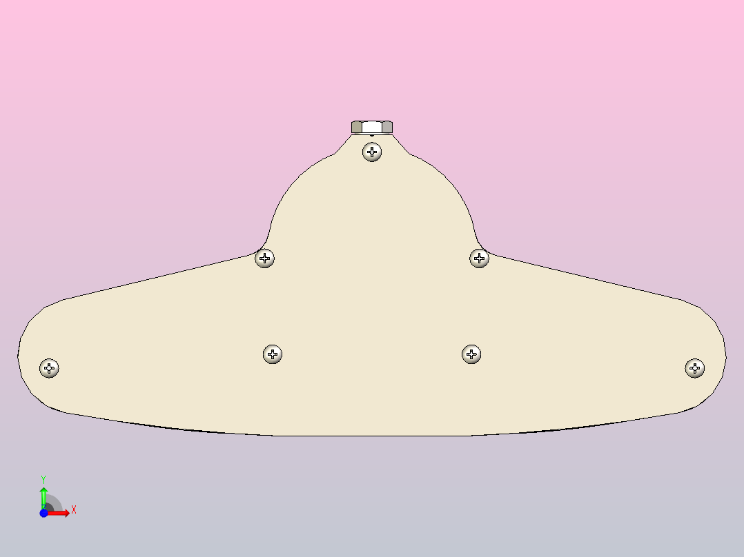 街道LED灯前视图