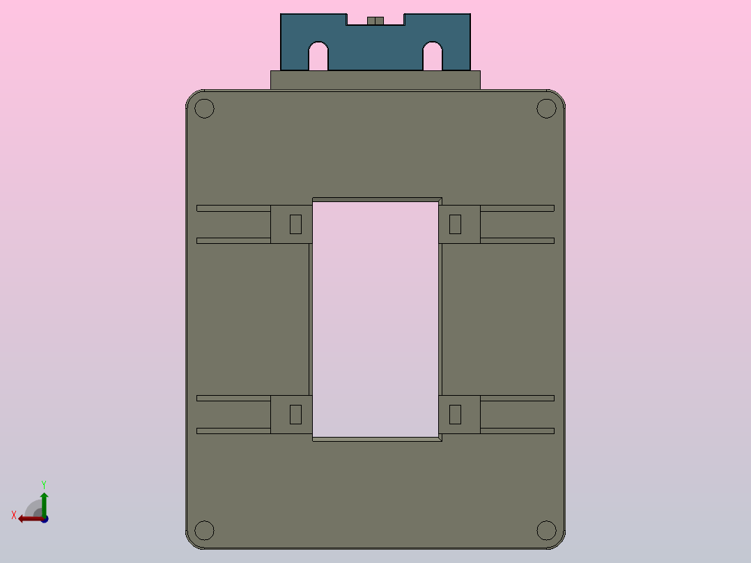 CJH(BH)-0.66系列III型电流互感器[CJH(BH)-0.66-80Ⅲ]后视图